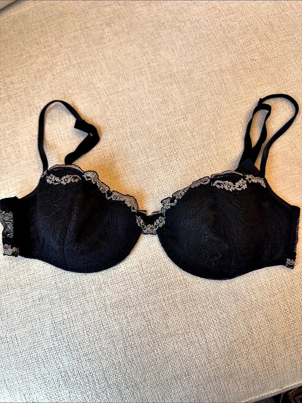 Cosabella Never Say Never Lace Bra in Black Size 32C